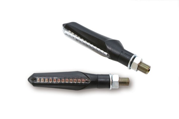 HIGHSIDER Smart Run LED-volgordeschakelaar behuizing zwart / lens rookgrijs (paar), voor & achter