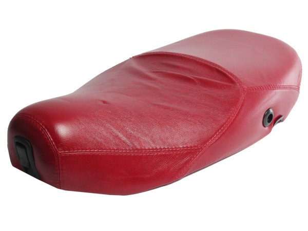 Vespa zetel echt leder rood voor LX 50-150cc Touring, ET2/ET4 /LX/LXV/S 50-150cc-