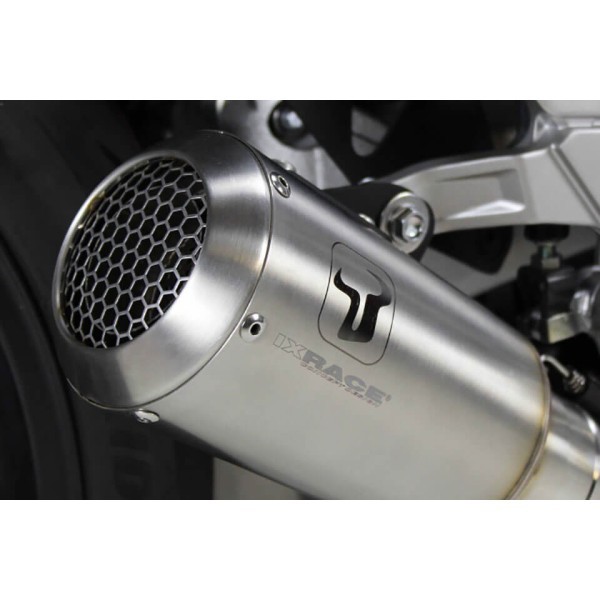 IXRACE MK2 achterdemper KTM Duke 125 /390, roestvrij staal, E-keur, Euro5