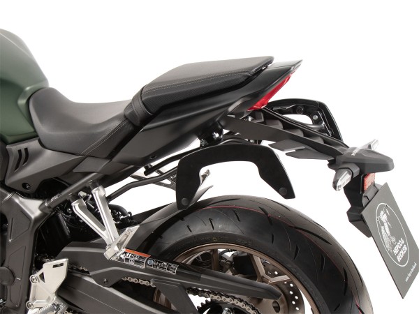 C-Bow zijdrager zwart voor Honda CB 650 R / E-Koppeling (24-) Hepco & Becker