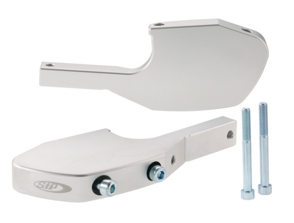 Voetsteun adapter achterbank voor Vespa GTS/GTS Super/GTV/GT 60/GT/GT L 125-300ccm, mat zilver