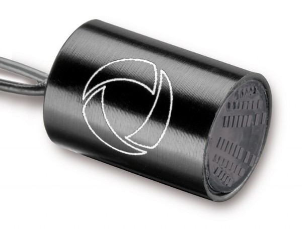 Kellermann indicator, Atto Dark Integral, aluminium, LED, V/H, L/R 12 V, glanzend zwart