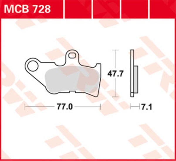TRW Lucas remblok MCB547