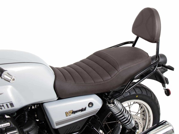 Sissybar zonder bagagerek bruin voor Moto Guzzi V7 850 Special/Stone/Centenario (21-24)