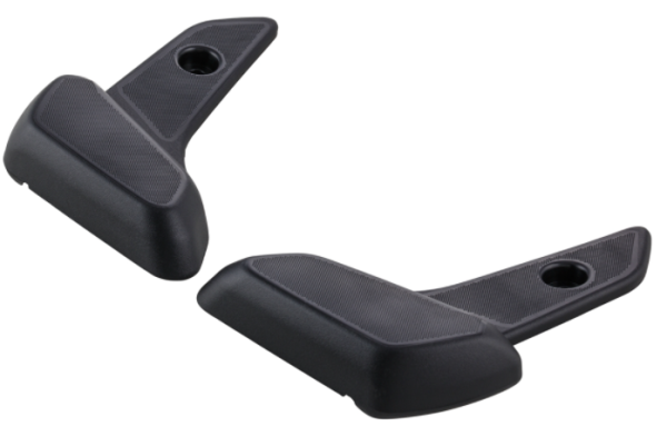 Fußrasten schwarz links/rechts für Vespa Primavera/​Sprint 50-150ccm, Kunststoff