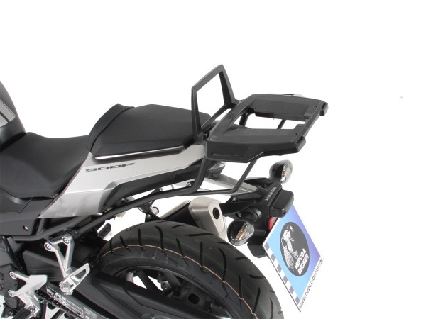 Alurack topkoffer zwart voor Honda CBR 500 R (16-18) Hepco & Becker