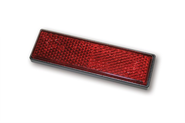 HIGHSIDER slimme Reflector Rood Rechthoekig Met 2 X M4 Draadbouten (1pc)