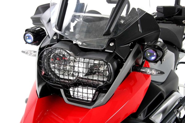 Lampbeschermrooster zwart voor BMW R 1200 GS LC (2013) Hepco & Becker