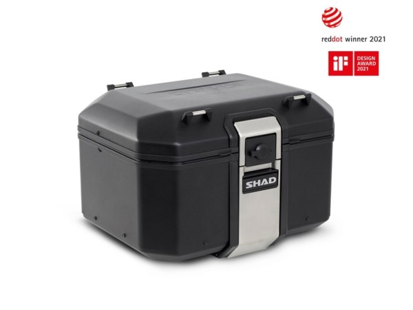 Shad Topcase TR48, aluminium zwart, 48 l