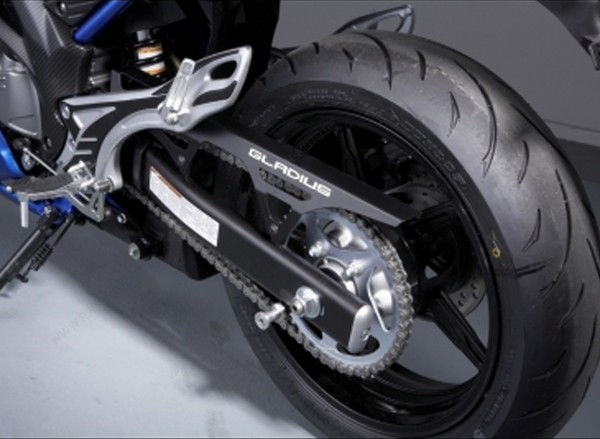Kettingkast, aluminium voor Suzuki SFV650Gladius BJ. 2009-2016