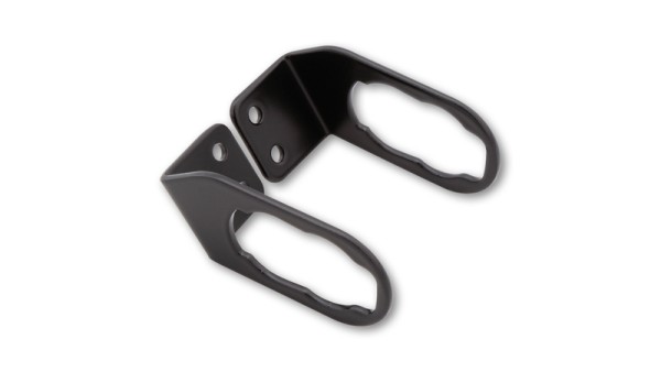 HIGHSIDER pro knipperlichtadapter zwart Voor originele knipperlichten, Voor Kawasaki, Voor kentekenplaathouder (paar)