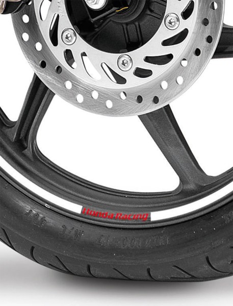 Originele Honda CB 650 F/ CBR 650 F/ CBR125R velg decor sticker set zilver