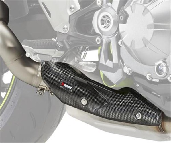 Akrapovic Koolstof hitteschild voor Z 900 /70kW /SE (17-24)