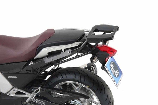 Aluminium bagagerek topkoffer zwart voor Honda NC 700 Integra (12-13) Hepco & Becker