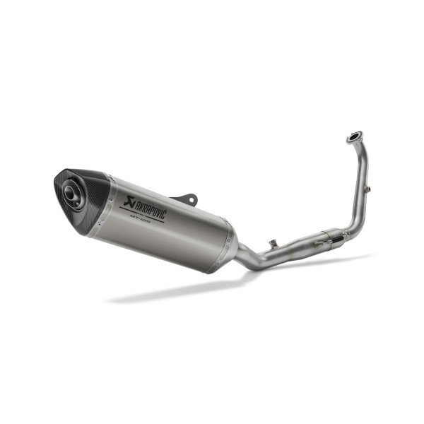 Complete uitlaatset van Akrapovic van titanium voor de Yamaha MT-125 (20-) Origineel