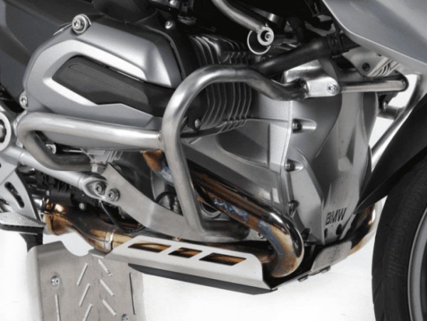 Motorbeschermer zilver voor BMW R 1200 GS LC (13-18) Hepco & Becker