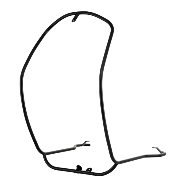 Valbeugel beenschild voor Vespa Primavera /Sprint 50-150cc, glanzend zwart