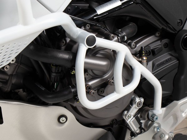 Extra bar wit, eenzijdig links voor Ducati DesertX (22-) Hepco & Becker
