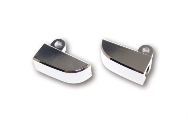 HIGHSIDER pro richtingaanwijzerhouder chroom (paar)