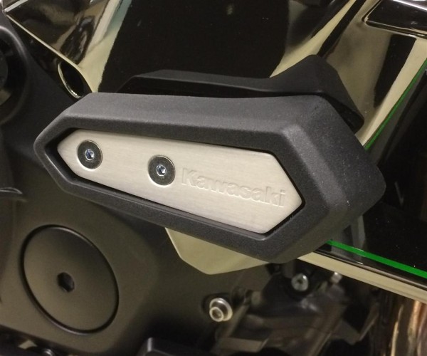Valblokken Frame schuifstuk (motorbeschermplaat) Ninja H2 2016 Origineel Kawasaki