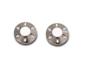Originele afdekkap voor vorkpoot, aluminium, wit voor Moto Guzzi Eldorado