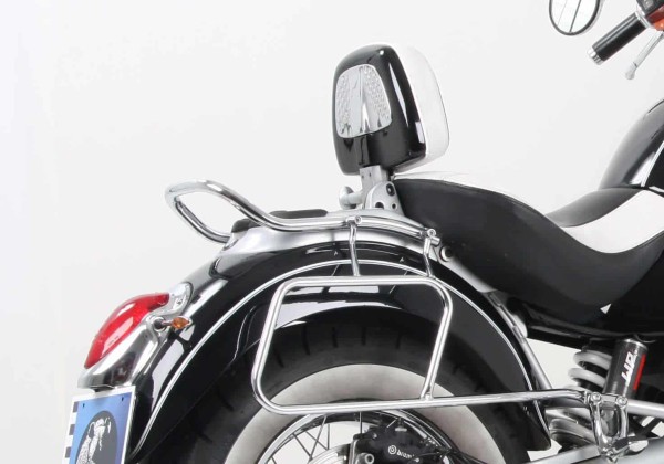 Chromen buisvormige lederen tassenhouder voor BMW R 850 C (00-04)/R 1200 C (97-04) Hepco & Becker
