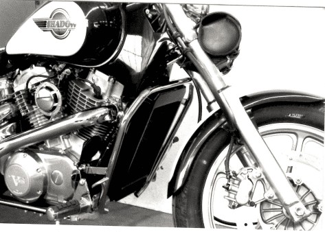 Chroom motorbeschermer voor Honda VT 1100 C (87-93) Hepco & Becker