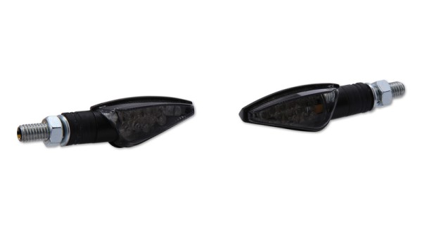 HIGHSIDER Smart Toledo LED knipperlichtbehuizing zwart / lens rookgrijs (paar), voor & achter