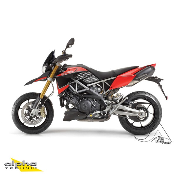 Stompgrip schwarz, Volcano, für Aprilia Dorsoduro 750, 2009-2016, Dorsoduro 900, 2017-2021, Dorsodu