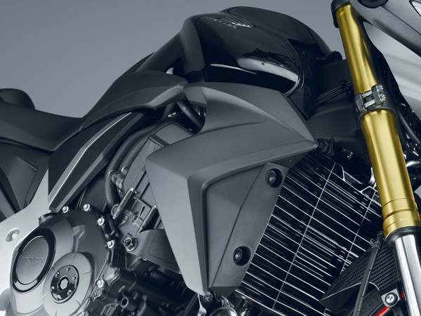 Originele Honda CB 1000 R Radiator bekleding set mat zwart