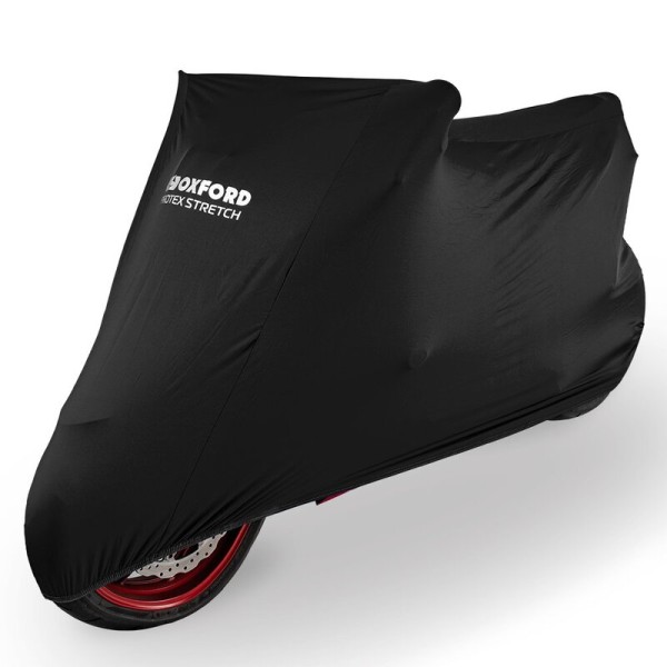 Oxford Indoor Abdeckplane Protex Stretch Schwarz - Motorrad / Scooter - XL