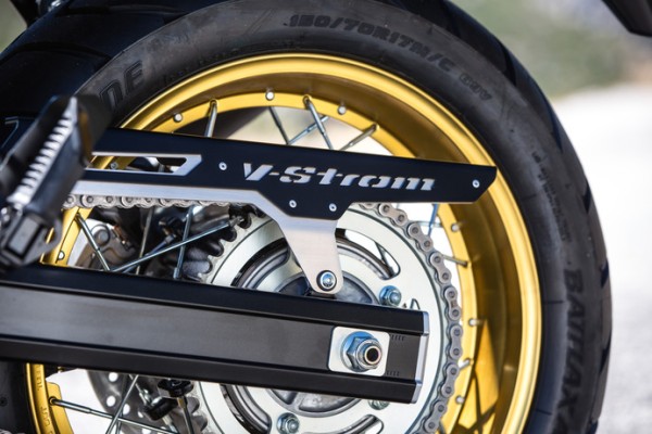 Aluminium kettingkast voor Suzuki V-Strom 650 BJ. 2017