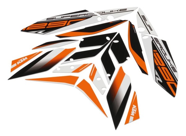 KTM Style grafische kit voor 1290 Super Duke R (BJ 14 -19)