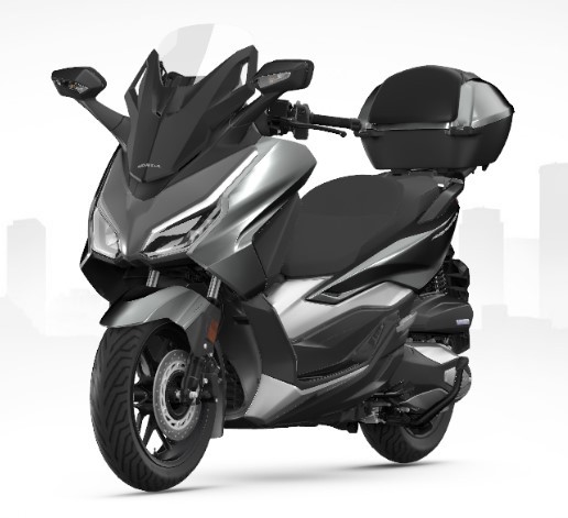 Topkoffer 35L incl. Bagagerek Forza 350 (2021-) NHC74M MAT ROBUST GREY METALLIC origineel Honda