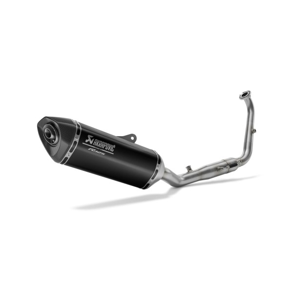 Compleet uitlaatsysteem Akrapovic zwart voor Yamaha YZF R 125 (23-)