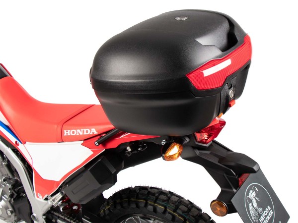 Topkofferdrager zwart incl. Journey Topcases 40 zwart/zilver voor Honda CRF 300 Rally (21-)