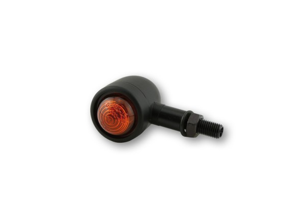 HIGHSIDER Smart Old School Type 1 lamp richtingaanwijzerbehuizing zwart / lens oranje (paar), voor & achter