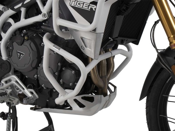 Motorbeschermer wit voor Triumph Tiger 900 Rally / GT / PRO (20-) Hepco & Becker