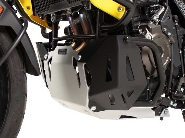 Motorbeschermplaat zilver voor Suzuki V-Strom 800 (24-) Hepco & Becker