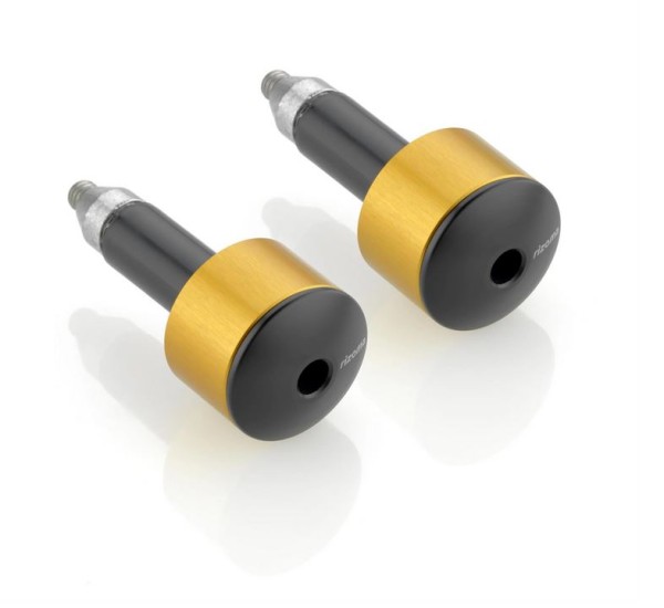 Stuurbalansgewichten RIZOMA links & rechts voor Vespa, goud geanodiseerd