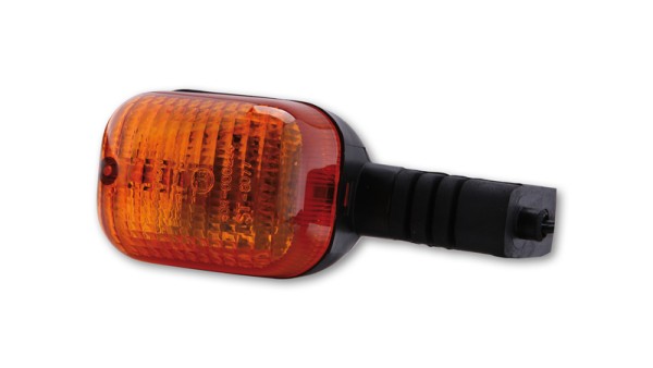 HIGHSIDER Smart Duc-stijl knipperlichtbehuizing zwart / lens oranje (stuk), rechtsvoor & H