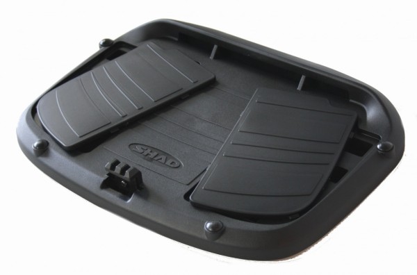 Shad middelgrote bevestigingsplaat voor topkoffer, D1B40PAR, zwart