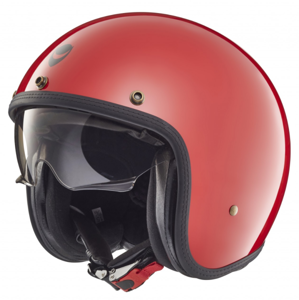 Helmo Milano Jet Helm, Audace, rood