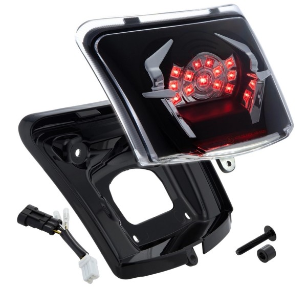 Achterlicht MK II LED voor Vespa GTS/GTS Super/GTV 125-300cc HPE ('18-), duidelijk