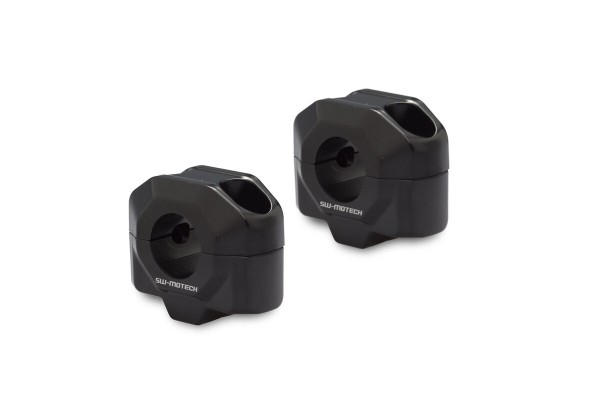 SW-Motech Stuurverhoger, zwart voor Ø 22 mm stuur, H=20 mm voor Kawasaki Versys 650 - SW Motech