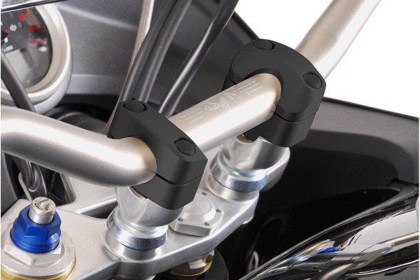 SW-Motech Stuuromzetter Ø 22 naar 28 mm stuur, zwart, H=20 mm voor Yamaha XT 660 R /X - SW Motech