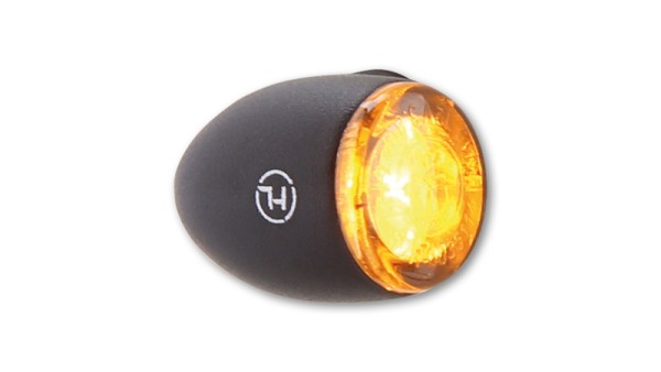 HIGHSIDER Pro Proton Twee LED-knipperlichtbehuizing zwart / lens rookgrijs (paar), voor & achter