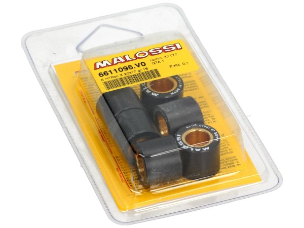 Malossi variator roller set, 20x17 mm, 16,0 g, stuk: 6