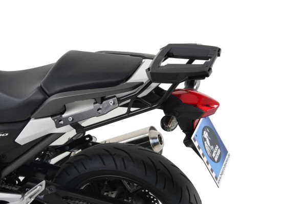 Alurack topkofferdrager zwart voor Honda NC 700 X (12-13) /NC 750 X/ DCT (14-20) Hepco & Becker