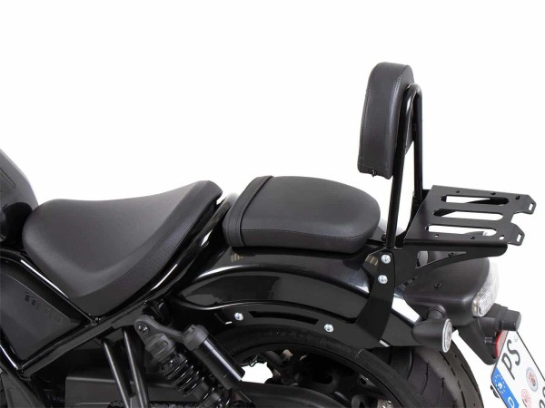 Sissybar zwart met bagagerek voor Honda CMX 1100 Rebel /DCT /SE (25-) Hepco & Becker